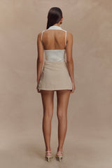 Oona Turtle Neck Knit Top - Ivory
