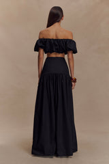 Autumn Maxi Skirt - Black