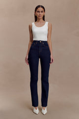 Janessa Skinny Denim Jeans- Indigo Blue