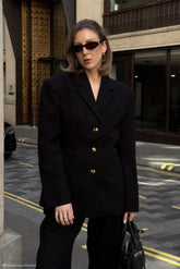Bellamy Cinched Blazer - Black