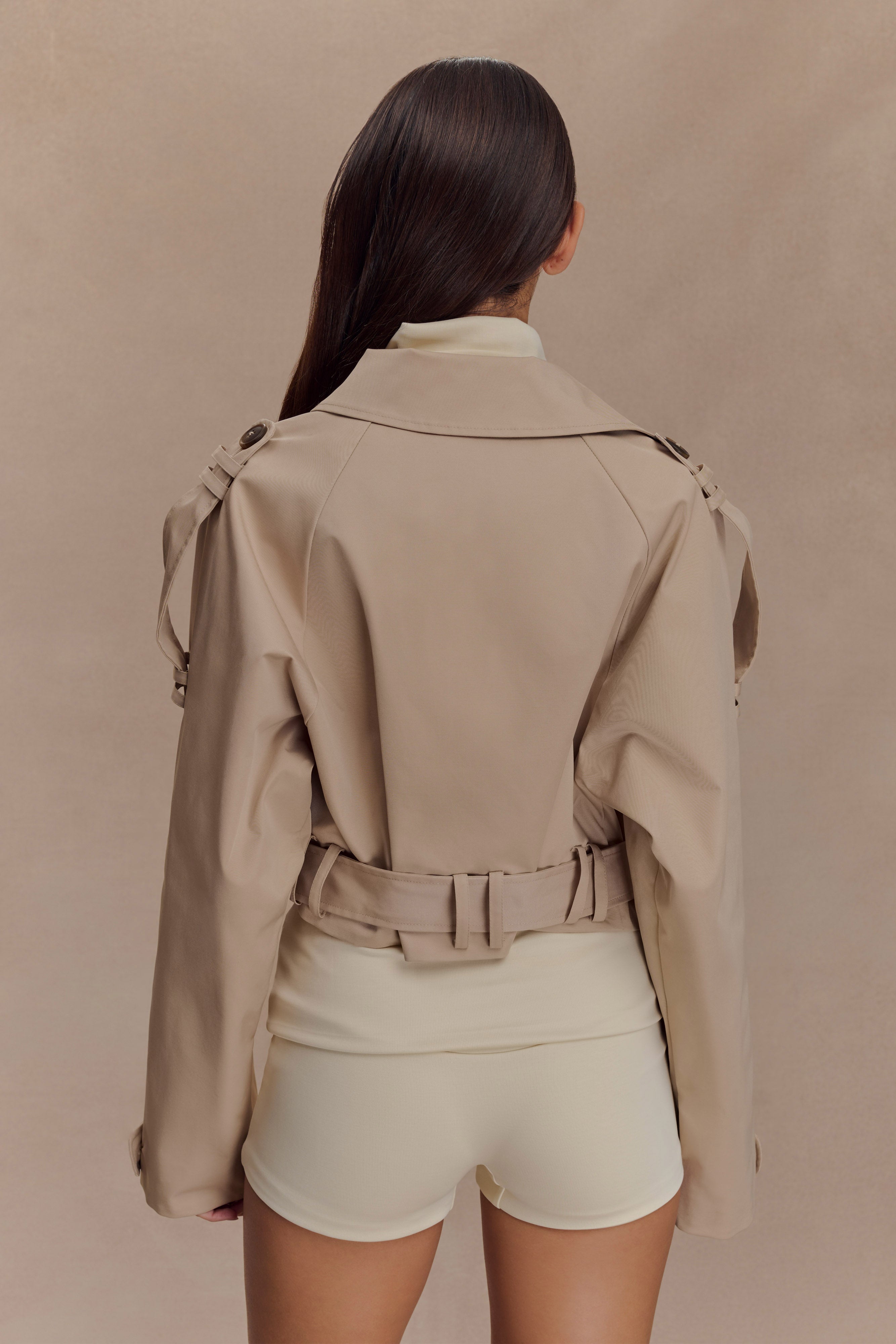 Birdie Fold Over Shorts - Ivory